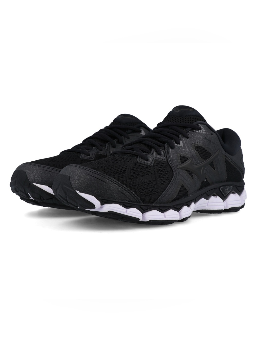 Women’s Mizuno Wave Sky 2 Black Running Shoe - Worn